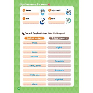 Sách - English grammar for Movers 1 (có đáp án)