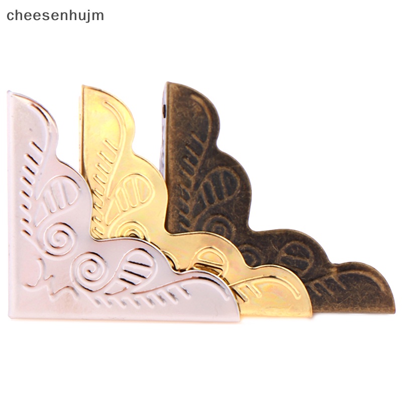 Bộ 10 Miếng Bọc Góc Hộp Trang Sức Phong Cách Cổ Điển 25X25Mm