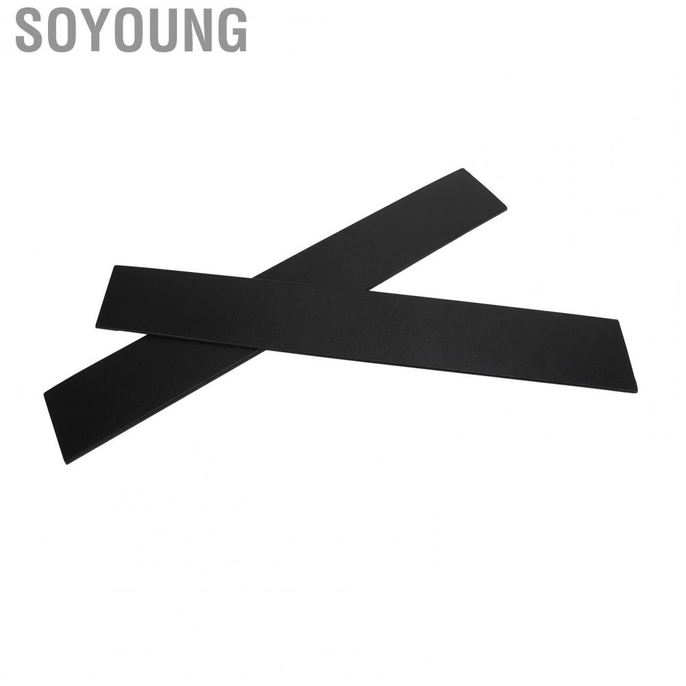 Soyoung 5020664AA Front Door B Pillar Trim Durable Easy Installation Molding 1Pair Stylish for Grand