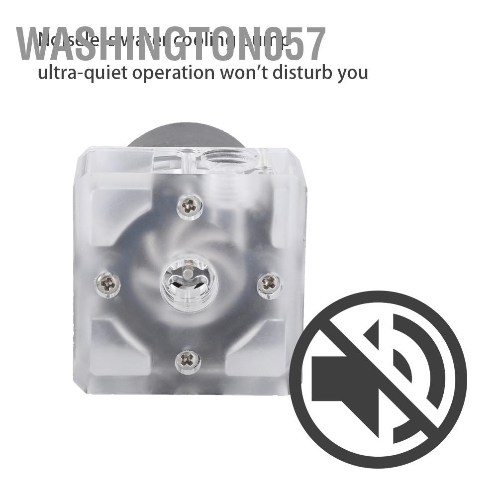Washington057 Máy bơm nước G1/4 lưu lượng cao 800L cho hệ thống làm mát máy tính CPU PC