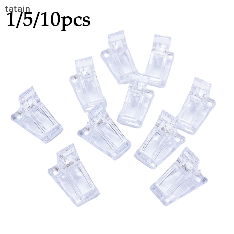 Kẹp Trong Suốt Nối Móng Tay Giả Chuyên Dụng