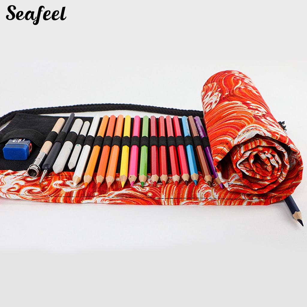 Túi Vải Canvas 12 / 24 / 36 / 48 Lỗ Nhiều Màu Sắc Tiện Dụng