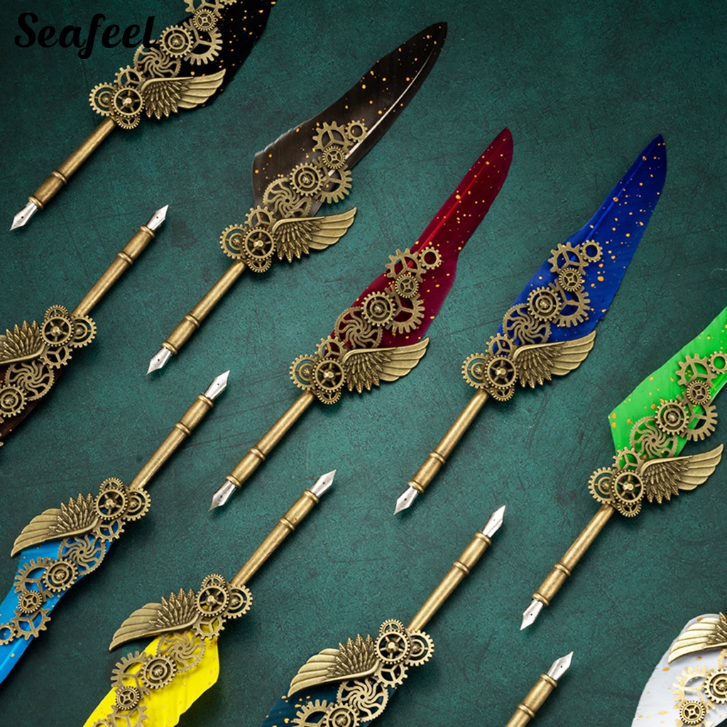 1 Set Bút Bi Bằng Đồng 0.5mm Thay Thế Tiện Dụng Cho Người Mới Bắt Đầu