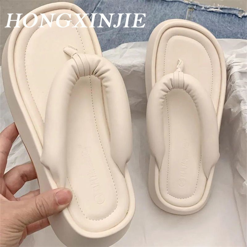 HONGXINJIE dép sandal nữ dép đế cao Xu hướng thời trang năm 2023NEW  HOTSALE 071311