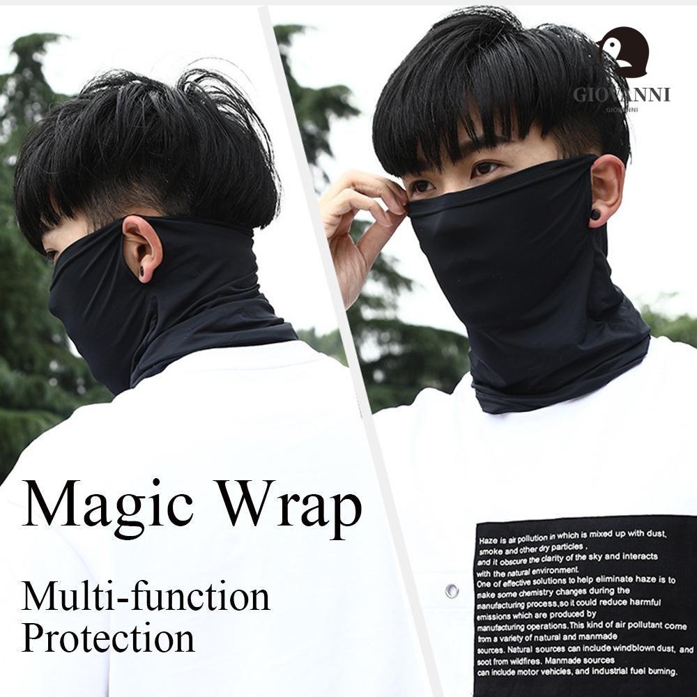 Giovanni Khẩu Trang Che Mặt Và Cổ Bằng Lụa Lạnh Đa Ứng Dụng