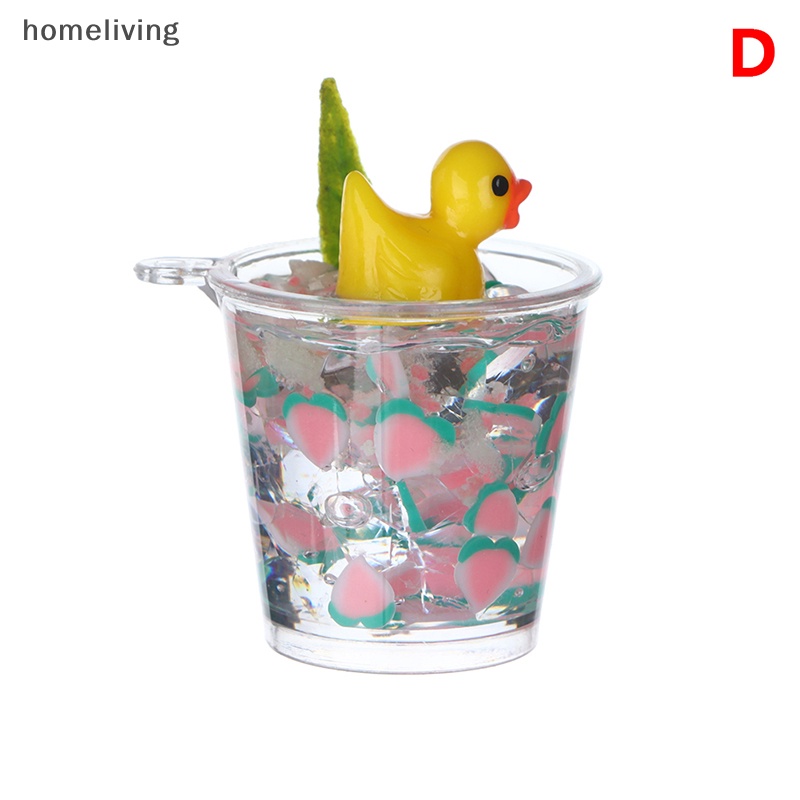 1 Đồ trang trí Cốc Nước Đá Mini Màu Dạ Quang Dùng Trang Trí Tiểu Cảnh