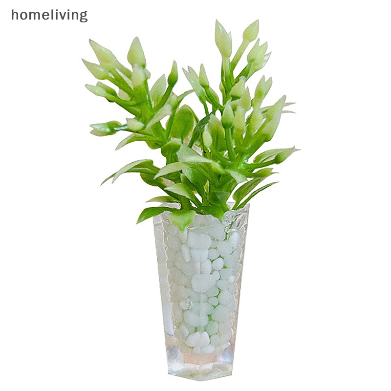 Bình Hoa Thủy Tinh Mini Tỉ Lệ 1: 12 Dùng Trang Trí Nhà Búp Bê