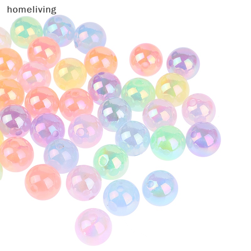 Set 10 Hạt Nhựa Acrylic 16mm Phát Quang Đẹp Mắt Dùng Làm Trang Sức Tiện Dụng