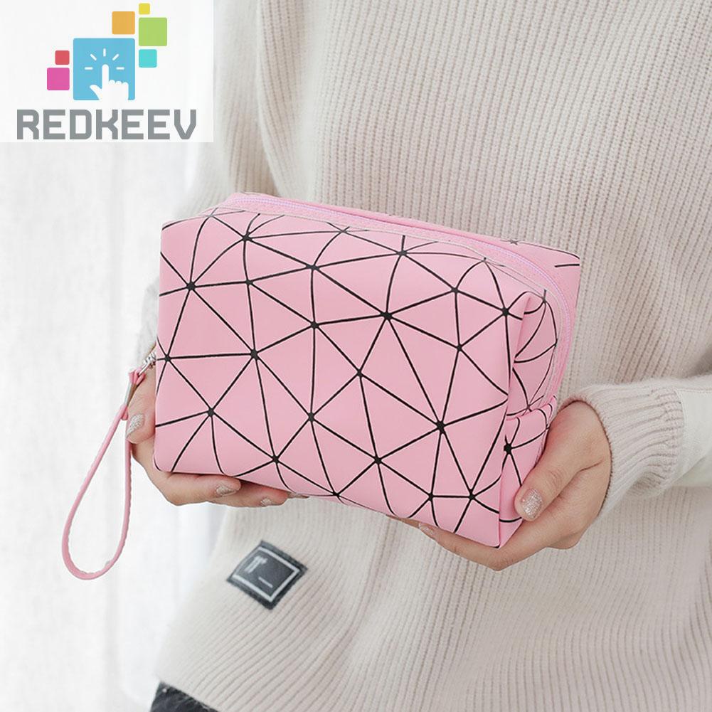 Túi Da PU Đựng Mỹ Phẩm Du Lịch Đa Chức Năng