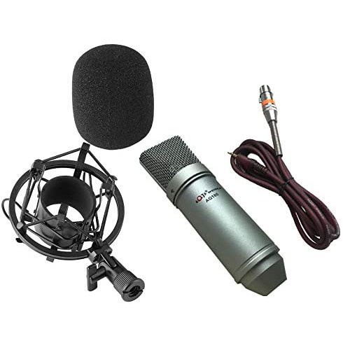 Bộ Micro Thu Âm Live Stream AQ 100 Hàng Công Ty Kèm Lọc Âm Và Giá Đỡ Tiện Lợi Hát Cực Hay Bắt Giọng Bảo Hàng 12 Tháng