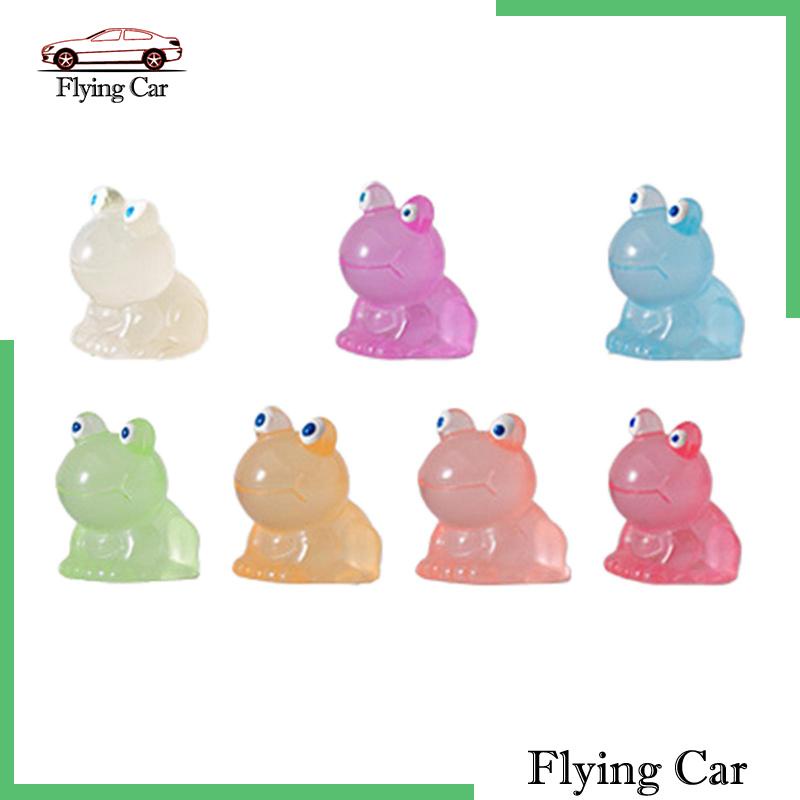 Mô Hình Chú Ếch Mini Bằng Resin Dạ Quang Trang Trí Bánh Kem