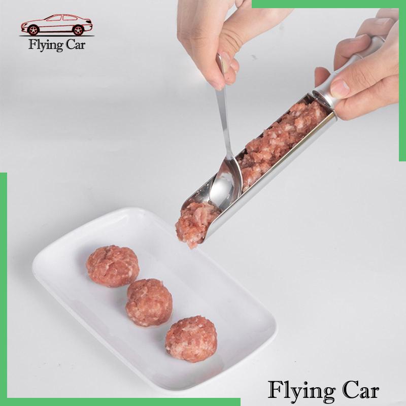 Dụng Cụ Làm Thịt Viên Bằng Thép Không Gỉ Chống Dính Tiện Dụng Cho Nhà Hàng