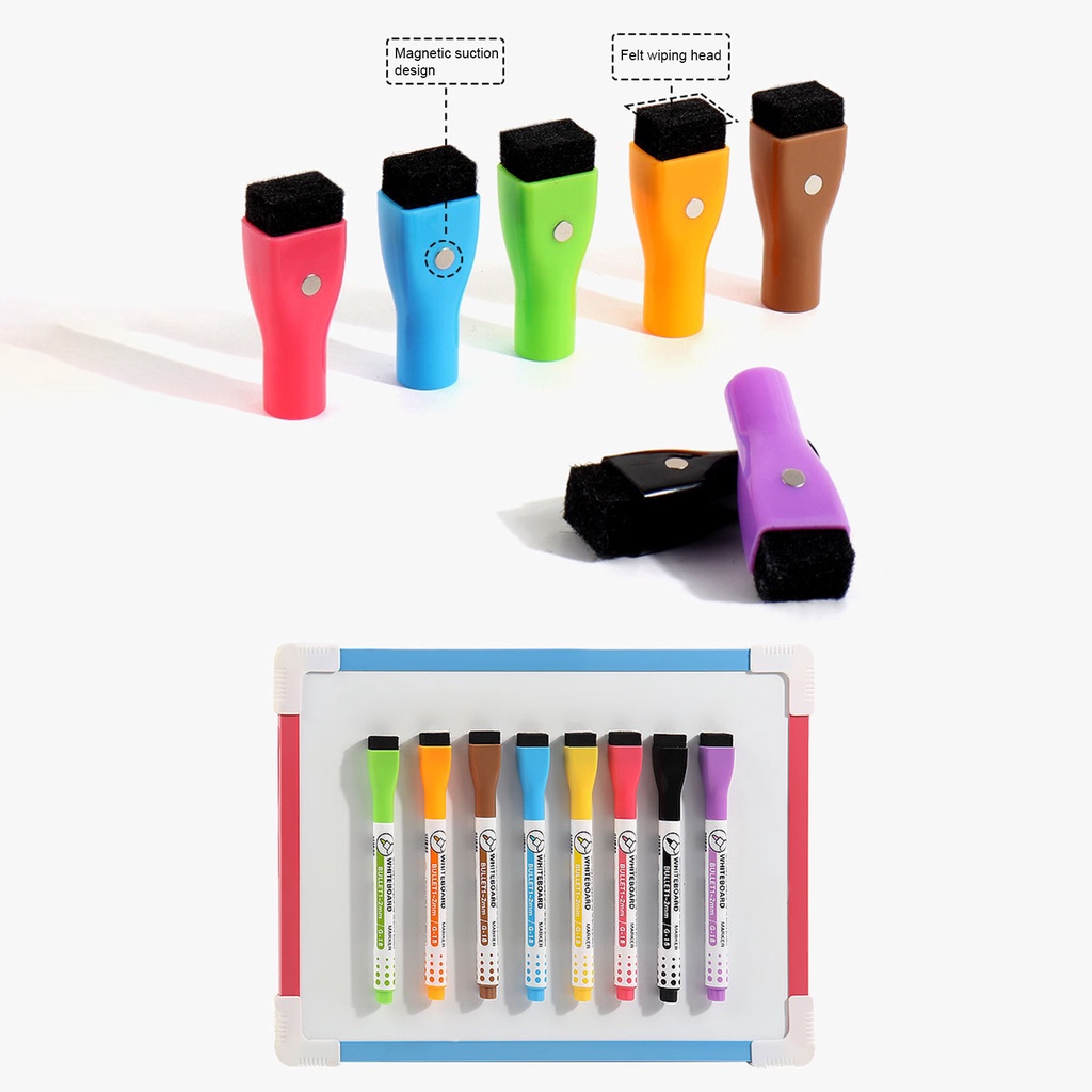 Set 8 Bút Vẽ Màu Nước Có Thể Tái Sử Dụng Đầu Bút Bằng Nhựa ic Dành Cho Học Sinh