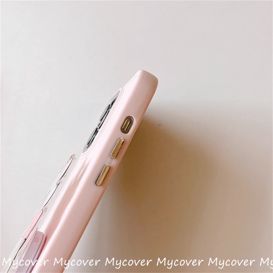 Ốp Điện Thoại Silicon Chống Sốc Mạ Điện In Hình Mèo Đáng Yêu Cho iPhone 11 12 13 14 Pro Max X Xr Xs 8 7 6 Plus SE 2020 Đứng