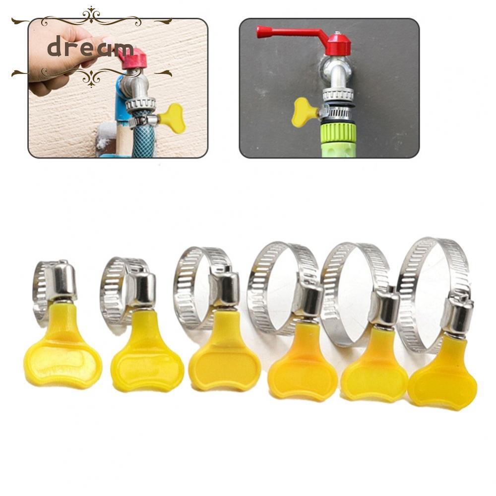 【DREAMLIFE】Hose Clamp 10-38mm Fastening Pipes Gas Leak Waterproof Handle Hand Wriggle