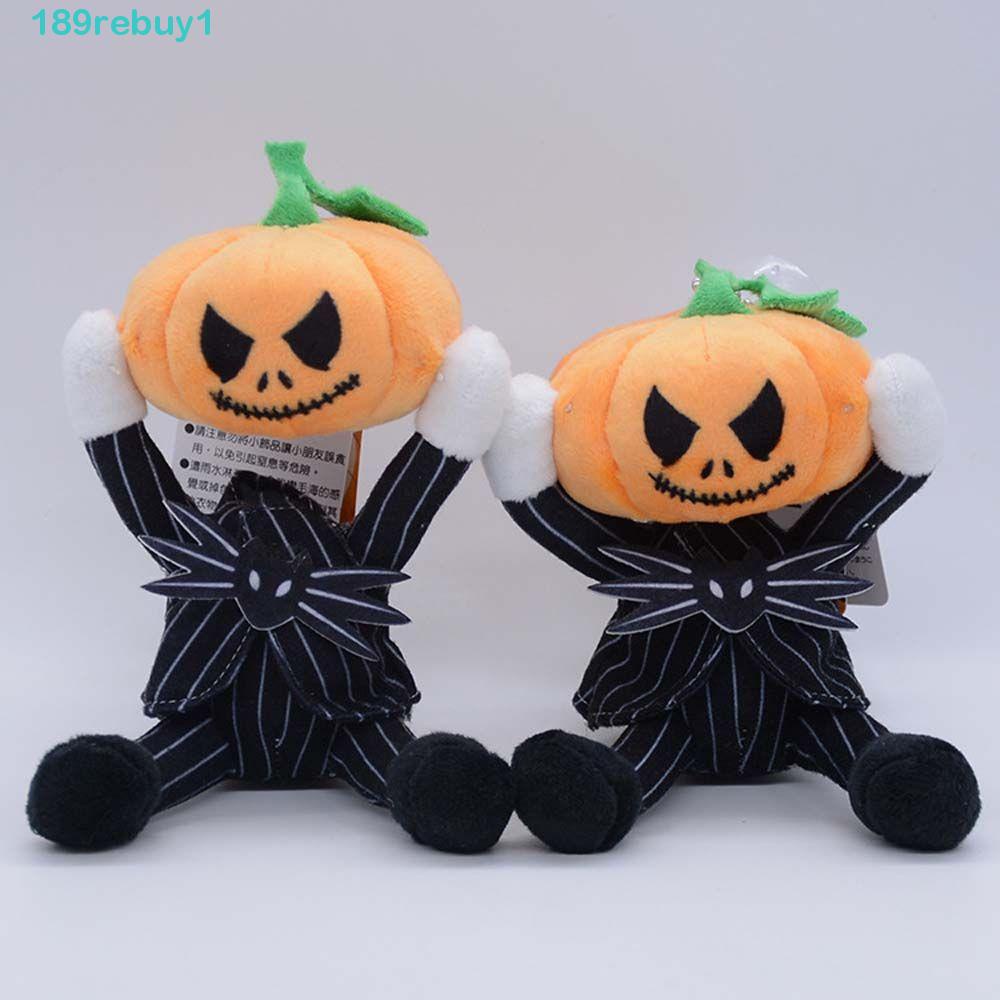 Móc Khóa Hình Búp Bê Nhồi Bông Mềm Mại Dễ Thương Phong Cách Halloween REBUY1