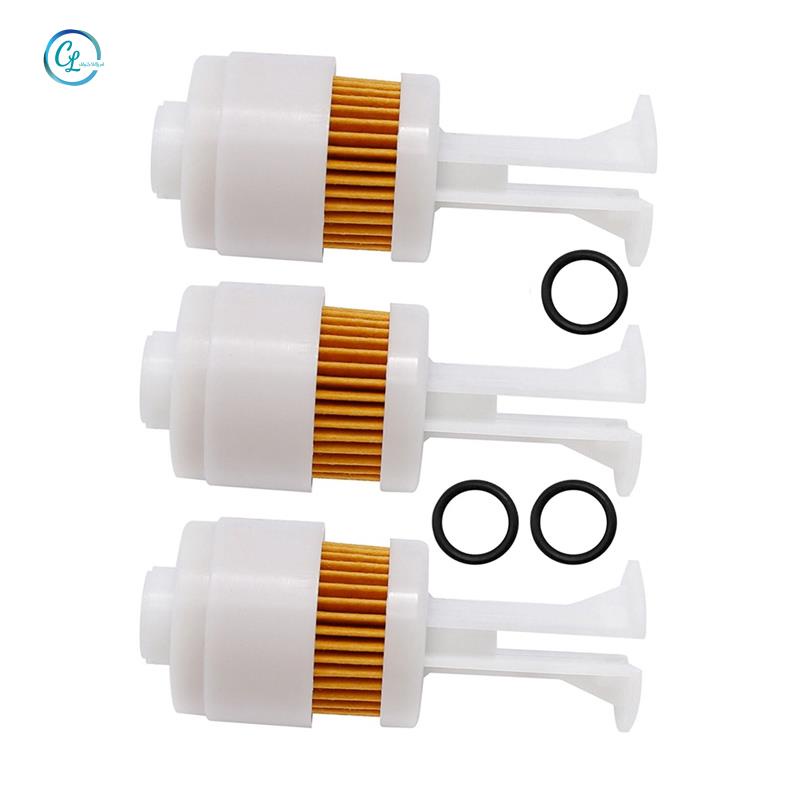 Set 3 Bộ Lọc Nhiên Liệu Cho Yamaha Outboard 2.5 / 150-250Hp 65L-24563-00 - 00 WSM 600-290 18-7936 DX150 VX250 LX150 PX150 S225