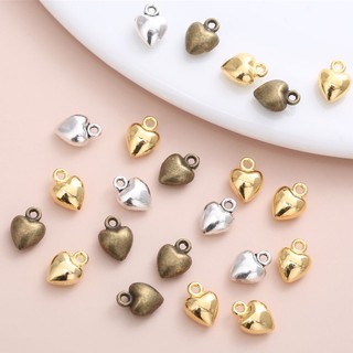 Set 30 Mặt Vòng cổ Hình Trái Tim 3D Phong Cách Vintage