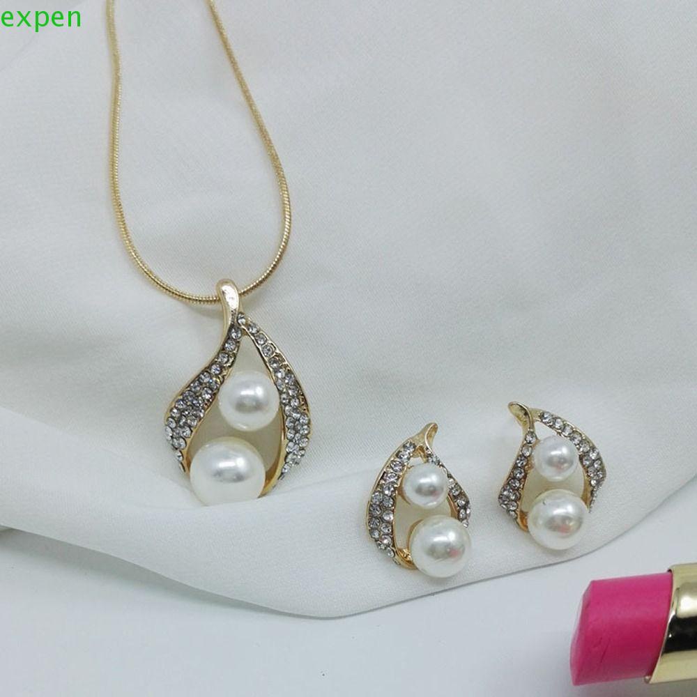 Bộ Trang Sức Thời Trang Lãng Mạn Tinh Tế|Hoa Tai Dáng Dài Hình Giọt Nước Phong Cách Vintage