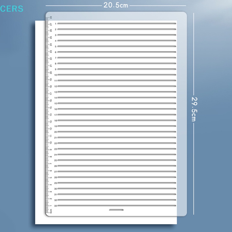 Thước Kẻ Thẳng Trong Suốt Dùng Vẽ Thư Pháp RS