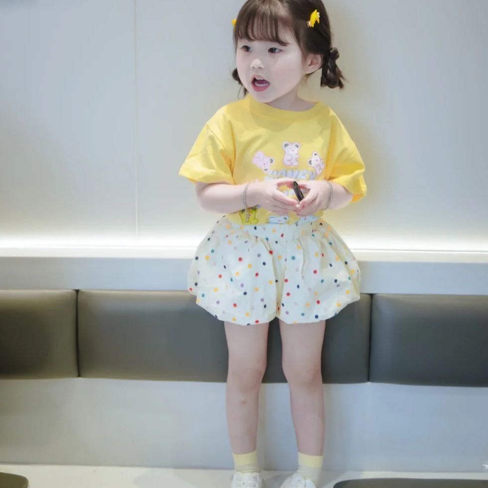 Quần short nữ 2023 Quần ngắn ống rộng phong cách hàn quốc mới