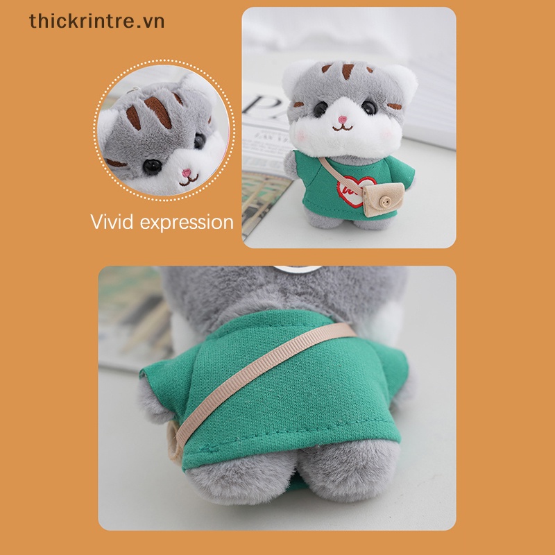 Móc Khóa Hình Mèo Nhồi Bông Đáng Yêu