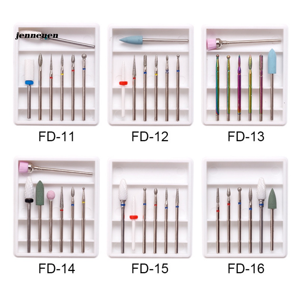 1 Bộ Dụng Cụ Đánh Bóng Móng Tay Bằng Thép Vonfram