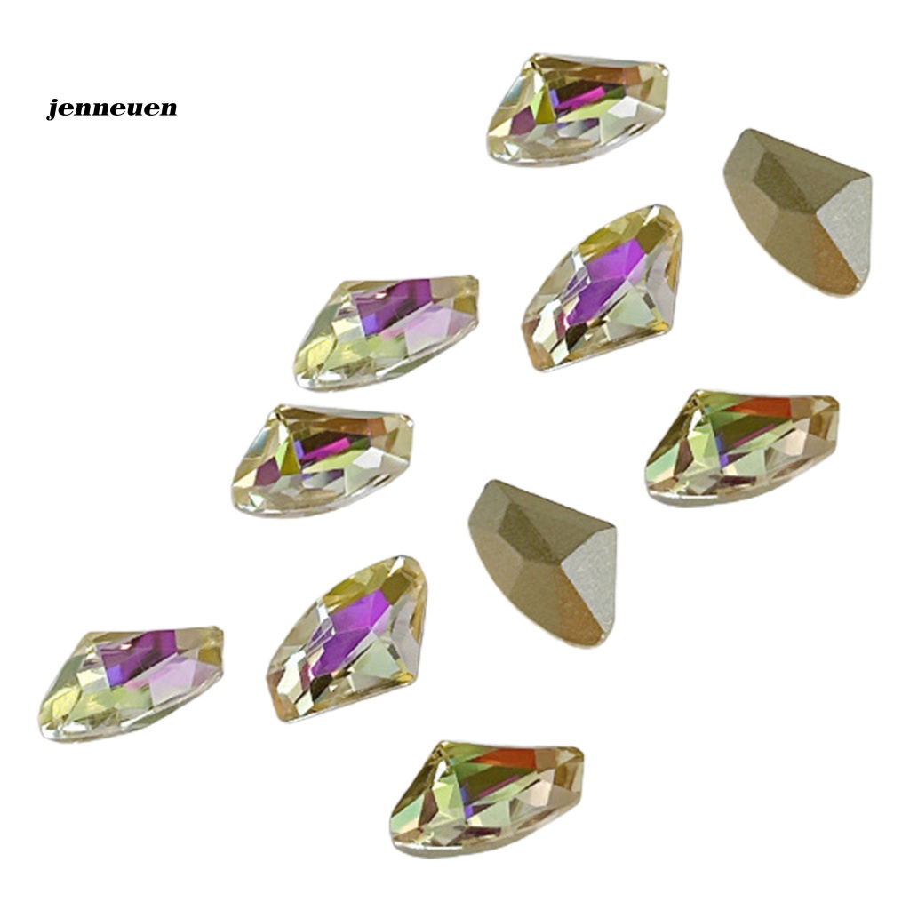 Jen Set 10 Tấm Bảng Rộng Sử Dụng Để Làm Móng Lấp Lánh Có Thể Sử Dụng Để Trang Trí Quần Áo / Điện Thoại / Laptop