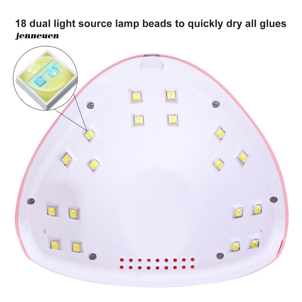 Máy Sấy Khô Móng Tay 54W 18 Bóng LED Kích Thước Nhỏ Gọn Dành Cho Người Mới Bắt Đầu