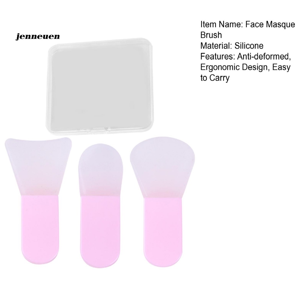 Jen 1 Bộ Bàn Chải silicone Mềm Mại Với Mọi Người Thích Hợp Với Khuôn Mặt Phù Hợp Với salon Chuyên Nghiệp Và Sử Dụng Đầu Bàn Chải Silicon Mềm Mại Để Cảm Ứng Không Dễ Biến Dạng f