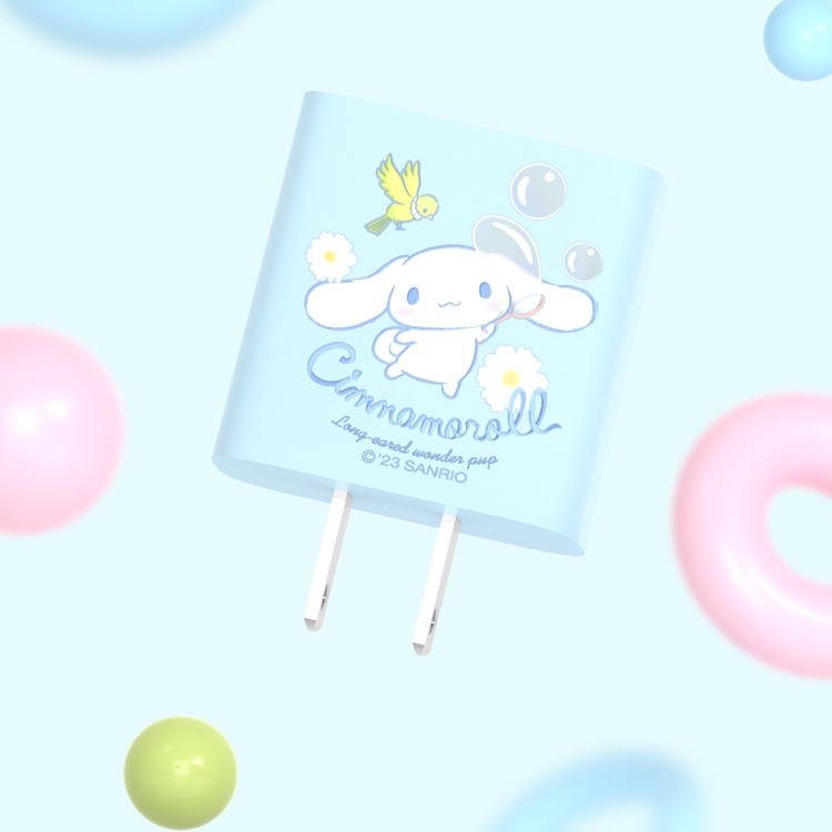 Dây Cáp Sạc Nhanh 20W Sanrio QH-Z25 3A Cho Điện Thoại Di Động Pochacco Kuromi Cinnamoroll IOS Andriod Dài 1M