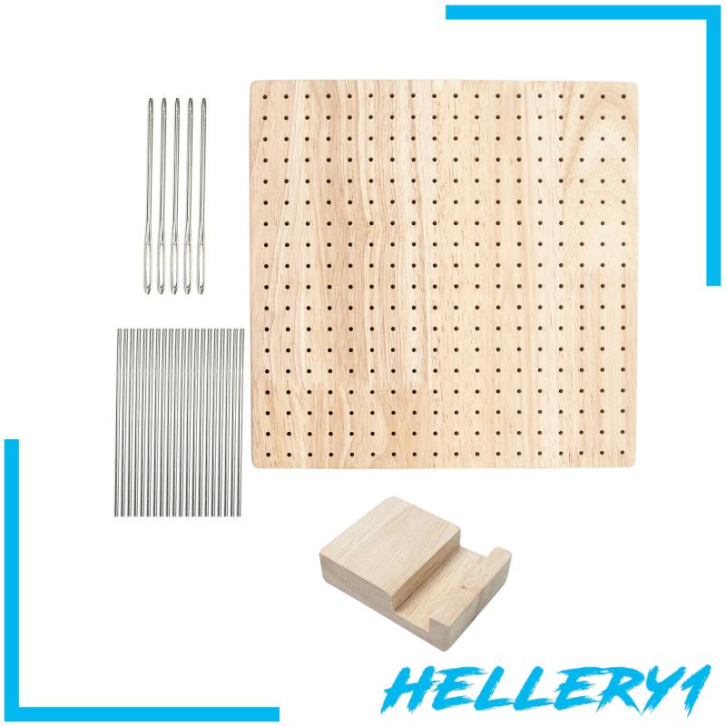 Bảng Gỗ Đan Len Thủ Công 20 Pin Chắc Chắn Cho Người Mới Bắt Đầu