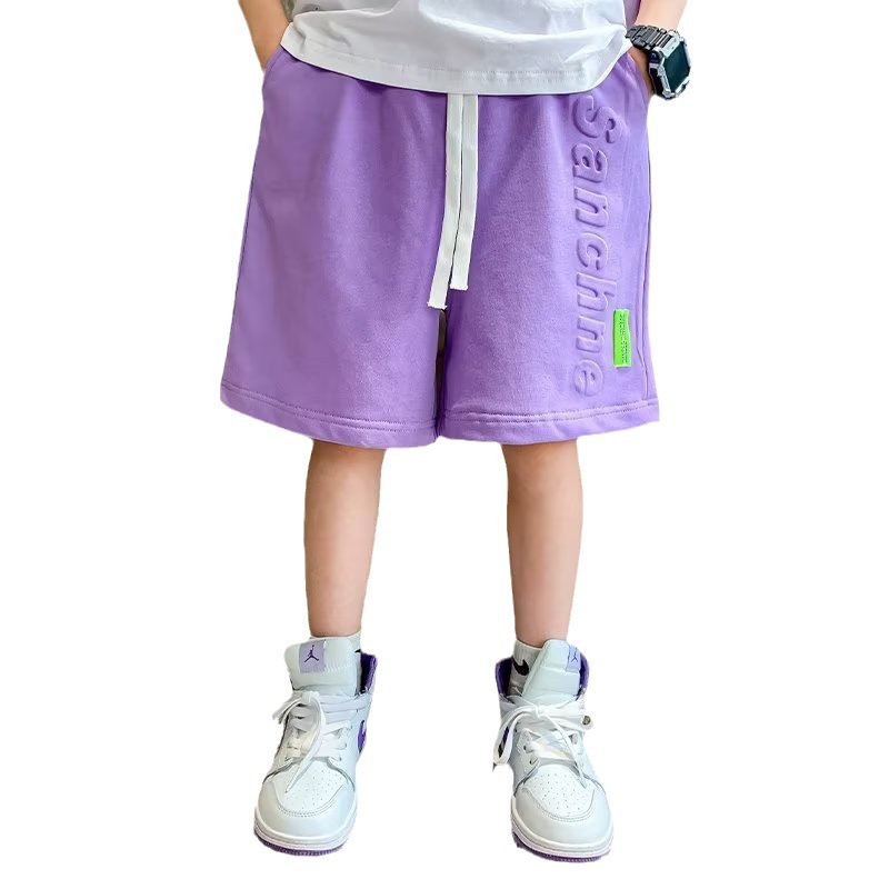 Quần Short Thể Thao Dáng Rộng Thời Trang Cho Bé Trai