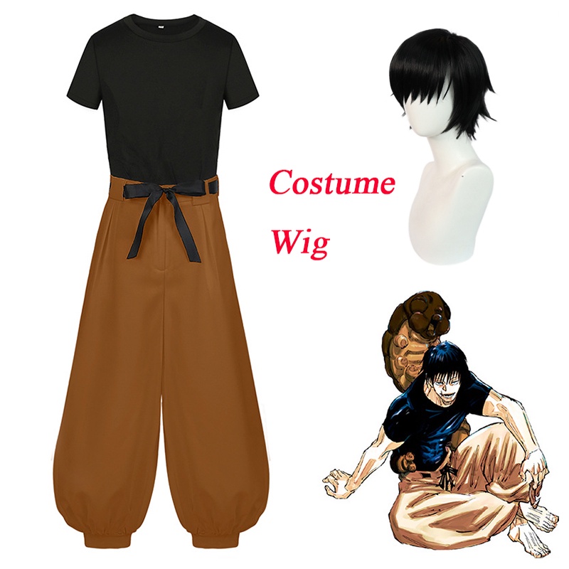 Bộ Tóc Giả Hóa Trang Jujutsu Kaisen Fushiguro Toji Cho Nam