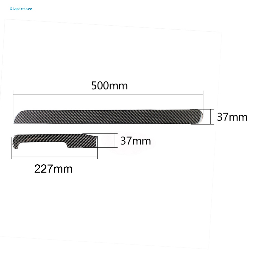 Set 2 Miếng Dán Trang Trí Bảng Điều Khiển Trung Tâm Cho VW Golf 6 R MK6 08-12