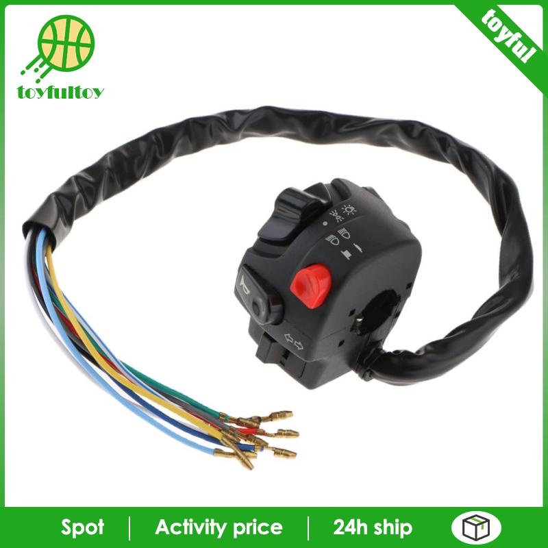 Công Tắc Điều Khiển Đèn Gắn Tay Lái Xe Mô Tô 7 / 8 &quot;