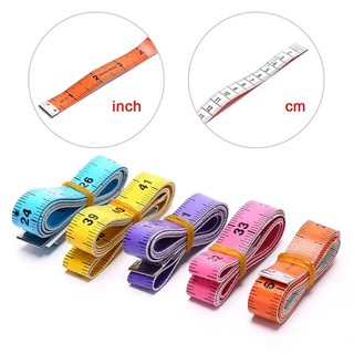 Thước dây đức nhiều màu, loại tốt 2 mặt inch và cm dài 150cm dùng đo, cắt may