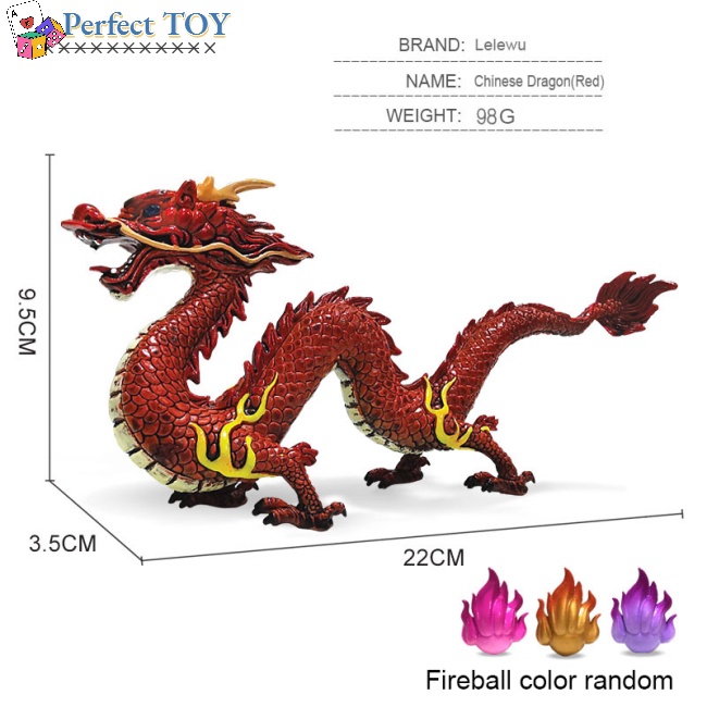 Mô Hình Rồng Trung Hoa Sống Động Như Thật Dùng Trang Trí Sưu Tầm