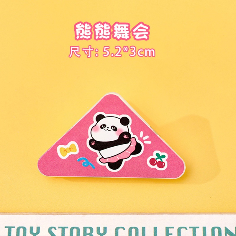 Kẹp tài liệu,giấy tam giác hoạt hình gấu trúc dễ thương