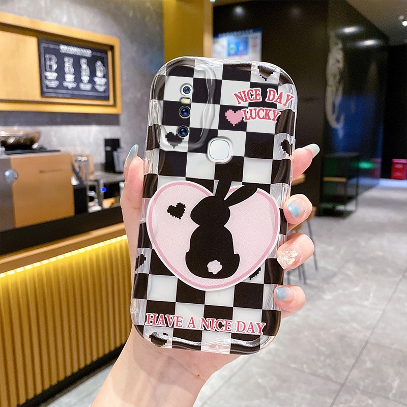 Ốp lưng Vivo V15 Ốp Điện Thoại tpu Dẻo Họa Tiết Hoạt Hình Dễ Thương Thời Trang Cho Vivo V15 KLQNY