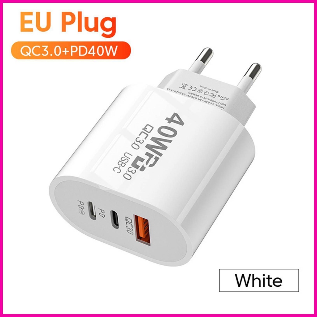 Cục Sạc Nhanh 40W USB PD Chuyên Dụng Cho Laptop