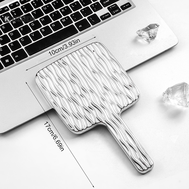 1 Gương Trang Điểm Cầm Tay Hình Vuông kuzhen