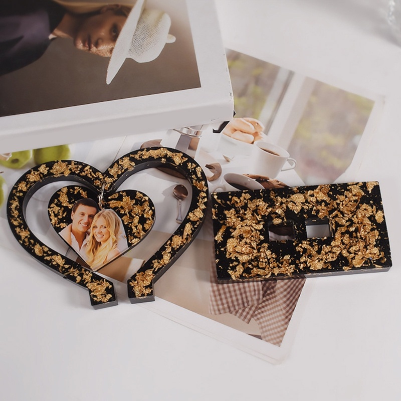 ✿ Khuôn silicone Làm Khung Ảnh epoxy resin diy Để Bàn Trang Trí Nhà Ở