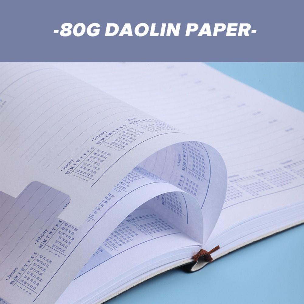 Leisure diary weekly planner, with calendar a5 2024 sách chương trình nghị sự, mini pocket notebooks văn phòng trường học