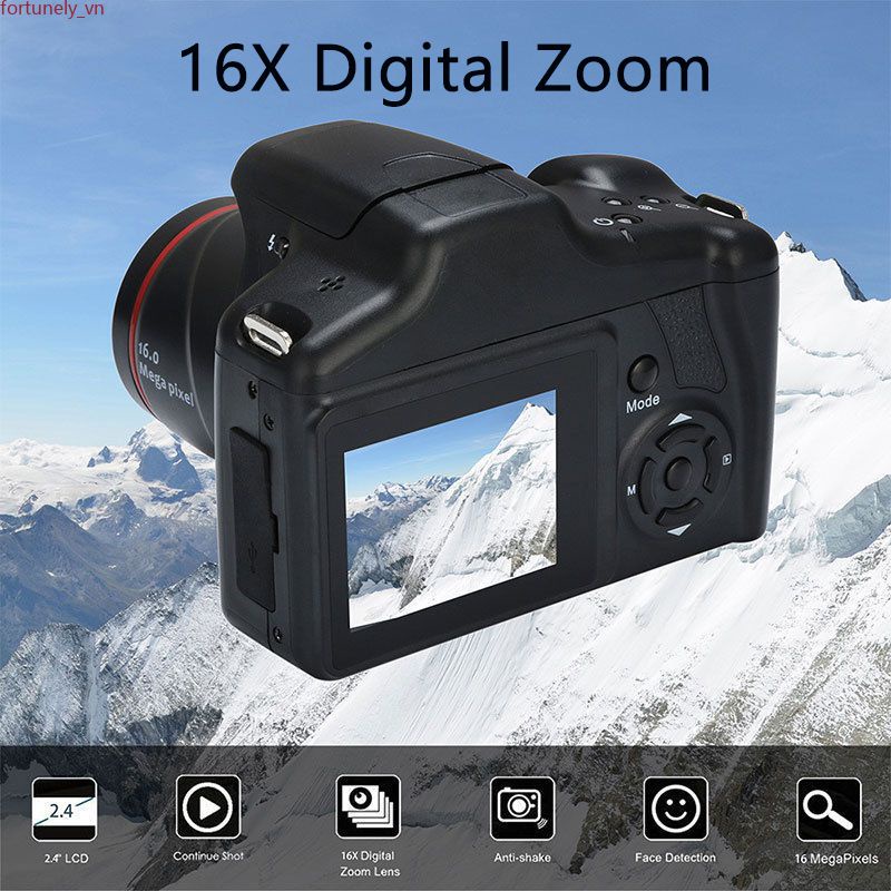 Máy Quay Video Kỹ Thuật Số Chụp Ảnh Full Hd 1080p 2.4inch 16x Zoom