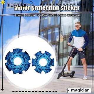 Bộ 2 Miếng Dán Bánh Xe Trước Bằng PVC 12 Màu Chống Thấm Nước Cho Xe Scooter Điện Xiaomi M365/1s/pro2