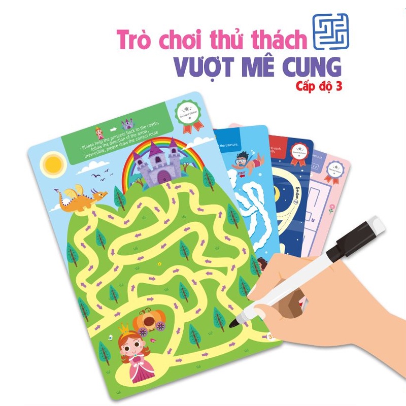 Đồ Chơi Thử Thách Vượt Mê Cung - Cấp Độ 3 - Hoogar PAB042-3