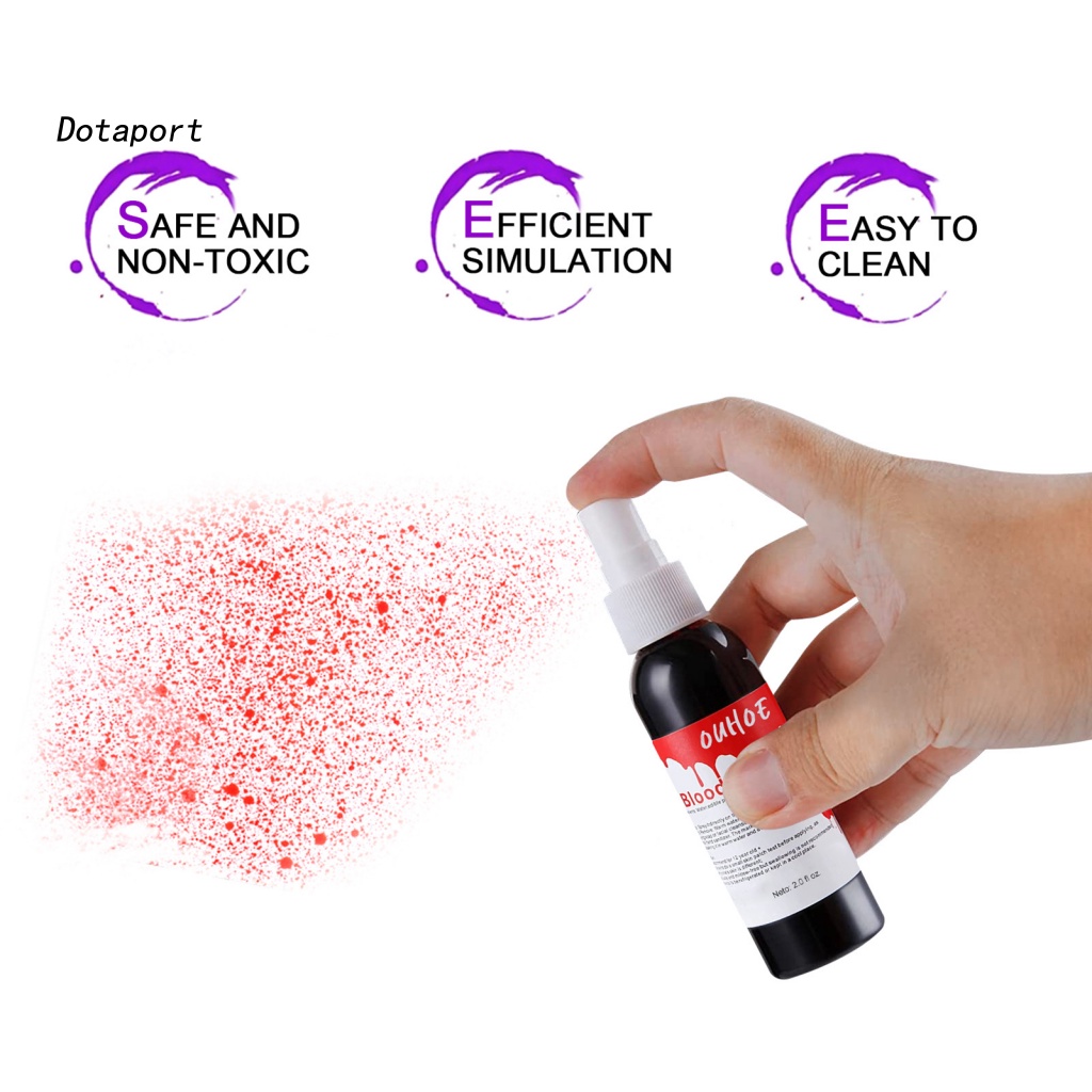 Bình Xịt Máu Giả KDDT- 60ML Làm Sáng Da Dễ Sử Dụng