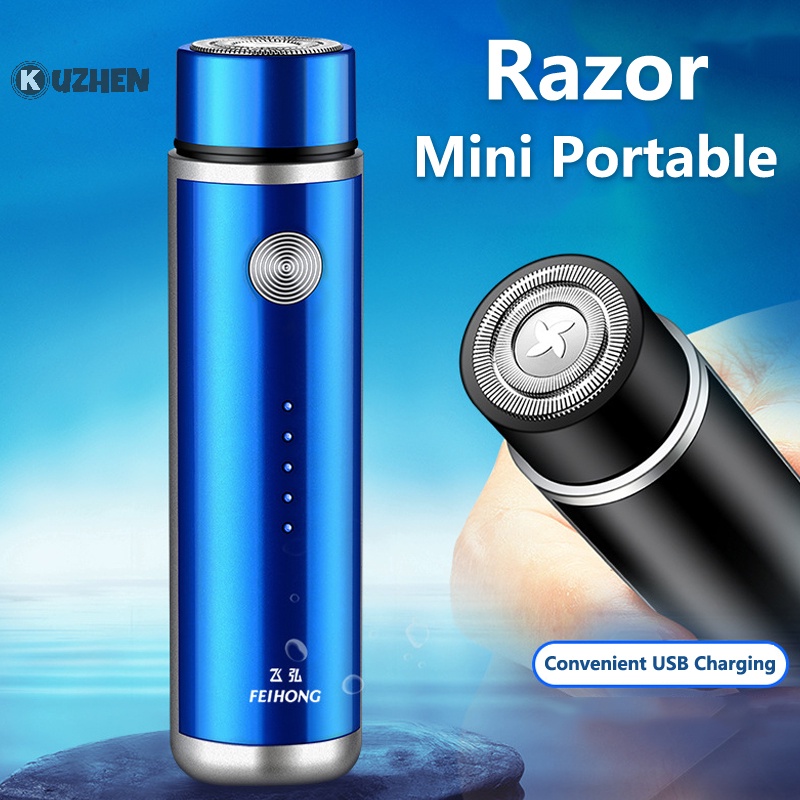 Kuzhen Máy Cạo Râu mini Toàn Thân Sạc usb Cho Nam