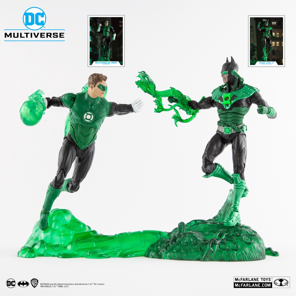 Bộ Đèn Lồng Xanh Lá MCFARLANE Hal 23cm Có Thể Di Chuyển
